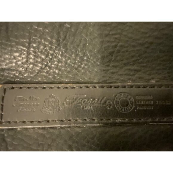 Fossil Vintage Genuine Original Black Pebble Leather Hand Bag Purse - Picture 6 of 8